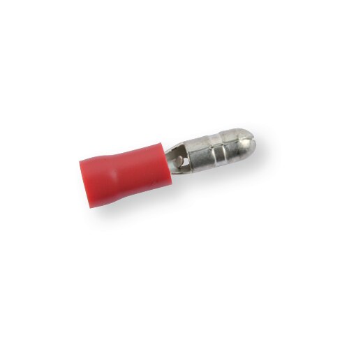 Isolierter Verbinder 4,0 x 4,0 mm rot